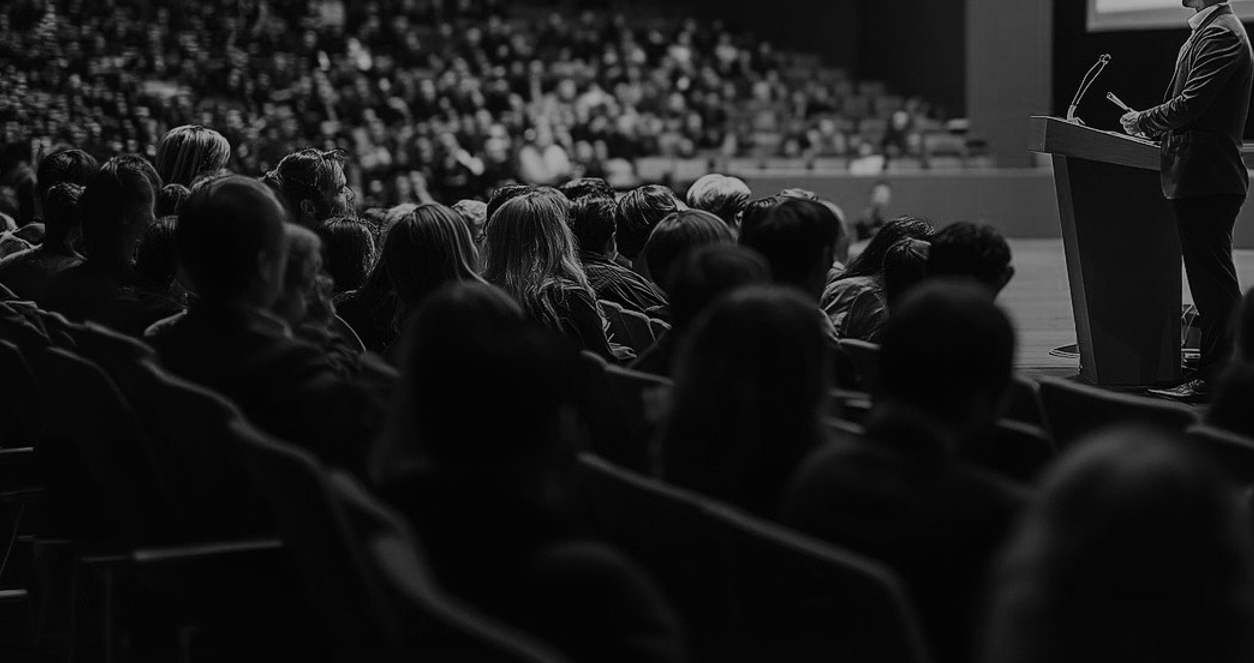Students in an auditorium