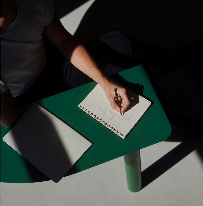 Hands on a table
